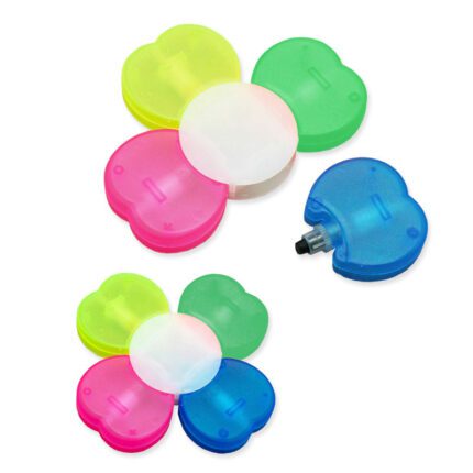 OF-449 RESALTADOR MAGICO EN CERA FLOWER - 4 COLORES