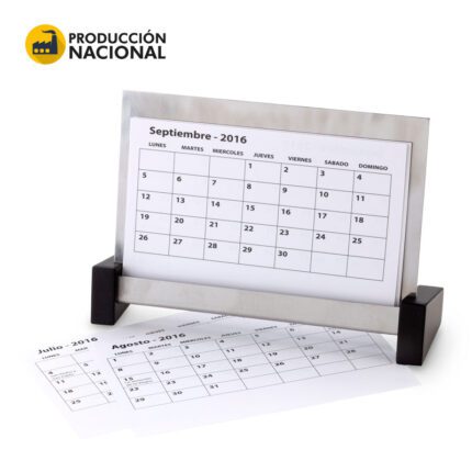 OF-457 CALENDARIO EN ACERO INOXIDABLE - PRODUCCION NAL