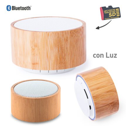 TE-360 SPEAKER BLUETOOTH BARACK BAMBOO