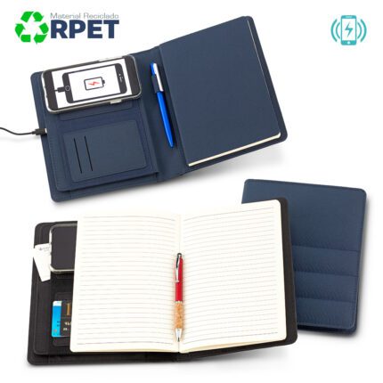 TE-474 Libreta Multifuncional Cargador Inalámbrico Grimm