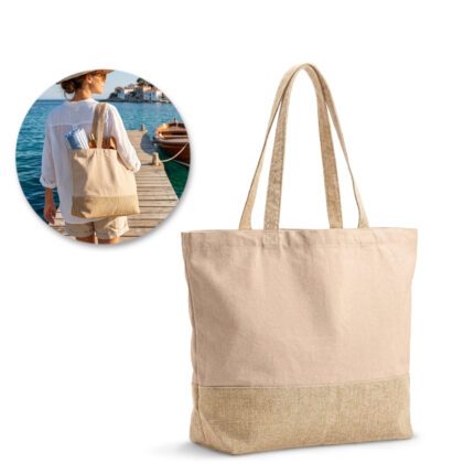BOLSA EN ALGODÓN Y YUTE ECOTOTE