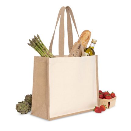 BOLSA EN ALGODÓN Y YUTE NARA